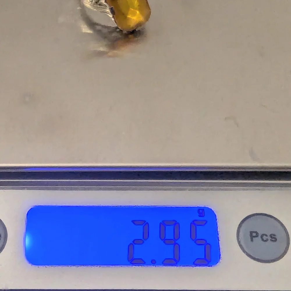 🗝️ Antique Edwardian Citrine Ring | c.1880s–1900s | 10k–14k Gold Filigree - Picture 6 of 15